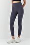 Ribbed High Waist Leggings Anthracite - 4