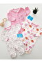 3-Piece Baby Rompers with Balloons, 100% Cotton Baby Rompers Newborn