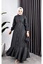 Women's Birded Denim Dress with Ruffle Detail