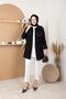 Women's Jeans Jacket with Pocket with Beaddetail - 4