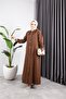 WOMEN'S BUTTONED COTTON GABARDINE COAT - 3