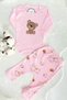 Baby Girl and Boy Teddy Bear 2-Piece Set, 2-Piece Top and Bottom Snap-On Bodysuit Set, Seasonal Newborn Outfit - 5