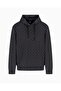 Erkek Kapüşonlu Sweatshirt Siyah