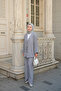 Women's Front Tie Detailed Suit Gray - 3