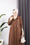 Women's Sleeve Ribban Gabardin Cap - 7