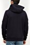 Men's Brand Logo Long Sleeve Comfortable Navy Blue Sweatshirt - 3