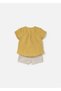 Baby Boy Linen Shirt Shorts Set Yellow 1211 - 2