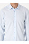 Light Blue Slim Fit Long Sleeve Shirt 50303382 -Vr003 - 6