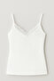 Women's Modal Cotton Lace Detailed 2-Piece Ribbed Undershirt - 3