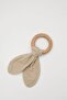 Baby Wooden Muslin Cloth Teether Mouth Wipes (3 Pieces) - 3