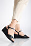 Genuine Leather Wedge Heel Sandals from Size 33-34-35 to Size 41-42-43-44-45 - 4