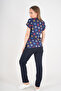 Unisex Paw Patterned Veterinary Doctor Nurse Hospital Scrubs Uniform Set - 4