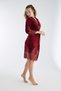 Lacy Stylish Elegant Bamboo Cotton Dressing Gown - 4