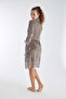 Lacy Stylish Elegant Bamboo Cotton Dressing Gown - 6