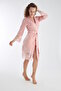 Lacy Stylish Elegant Bamboo Cotton Dressing Gown - 3
