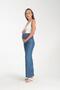 Işşil 4563-Lyocell Stretchy Abdominal Band Maternity Loose Wide Leg Trousers - 3