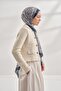 Ethnic Voile Pashmina Pattern Shawl - Navy Blue - 6035-190 - 2