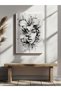 Decorative Woman Portrait Home Office Kitchen Living Room Wall Decoration Canvas Painting - 2
