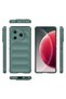 Tecno Spark 30 Pro Case Flexible Tpu Hollowed Back Surface Design Alt Ethnic Silicone Cover - Navy Blue - 4