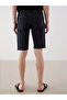 Lcw Jeans Black Standard Fit Men's Jean Shorts - 4