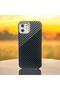 Apple iPhone 12/12 Pro Compatible Lux Carbon Fiber Magsafe Metal Case Ultra Light Thin Magnetic Cover. - 3