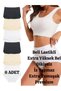 Women's Extra High Waist Seamless Laser Cut Panties (Elastic Waist) Set of 6