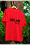 You Are Enough Printed Unisex Crew Neck Cotton Oversize Short Sleeve T-Shirt - 2