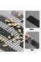 4 Meters 12 cm + 10 Pieces 10 cm Drain Strainer Disposable Hair Bristle Lint Collector Wire Strainer - 2