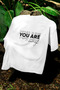 You Are Enough Printed Unisex Crew Neck Cotton Oversize Short Sleeve T-Shirt - 3