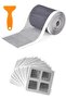 4 Meters 12 cm + 10 Pieces 10 cm Drain Strainer Disposable Hair Bristle Lint Collector Wire Strainer