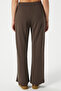 Women's Modal Osha Wide Leg Brown Sweatpants 11053 - 5