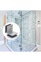 Ranbo 304 Stainless Steel Square Frameless Glass Clamp Connector/Shower door Fixed Panel/Glass-to-Gl - 6