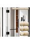 Alise Glass Shower Door Hinges, 180 Degree Shower Door Hinges for Glass Doors, Heavy Duty Stainless - 6