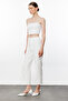 Ecru Ribbed Trousers - 2