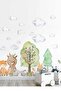 Woodland Cute Forest Friends Kids Room Wall Sticker Set