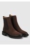 Brown Leather Women's Boots - 2