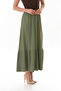 Bürümcük Fabric Elastic Waist Skirt - 4