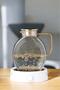 Borosilicate Glass Amber Snail Patterned Glass Teapot & Jug with 4 Glasses 2500 ml - 5