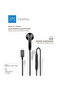 Mono Earphone Lightning Connector for iPhone, MFi Certified In-Ear Headset with Mic - Black - 2