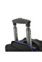 حقيبة أمتعة بعجلات مزدوجة دوارة، ناعمة الجانب، مقاس كابينة 17 بوصة، لون أسود - 5