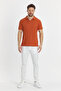 Waffle Men's Regular Fit Polo Neck T-Shirt 100% Cotton Poloyaka - 6