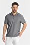 Men's Non-Shrinkable 100% Cotton Fabric Slim Fit Slim Fit Black-And-White Non-Curling Polo Neck T-Shirt - 5