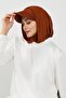Combed Cotton Women's Ready-To-Wear Bonnet with Visor and Concealer Feature, B-88P, Tile - 5
