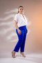 122210 Plus Size Kaşha Pants Cobalt Blue - 6