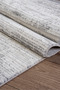 Grey and White Polyester Antibacterial Dust-Free Fringed Living Room, Sitting Room, Children's Room Runner, Machine Made - 7