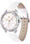 Women’s Analogue Quartz Movement Watch with Stainless Steel Case and Leather Bracelet - 2