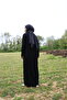25013 Women's Pleated Dress Black - 3