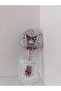 Girl's Chrome Comb Silicone Tip Does Not Hurt Hair Brush Kuromi Glitter Stylish Design - 2