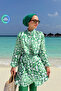 Sea Full Covered 2-Piece Hijab Swimsuit - Green - 6