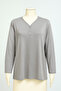 Women Mother 3 Button Modeled Long Sleeve Mother's Day Combed Cotton Blouse T-shirt - 2